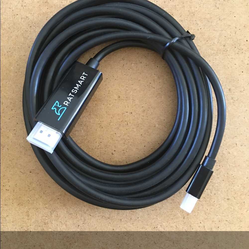 Ratsmart thunderbolt to HDMI adapter cable mini displayport